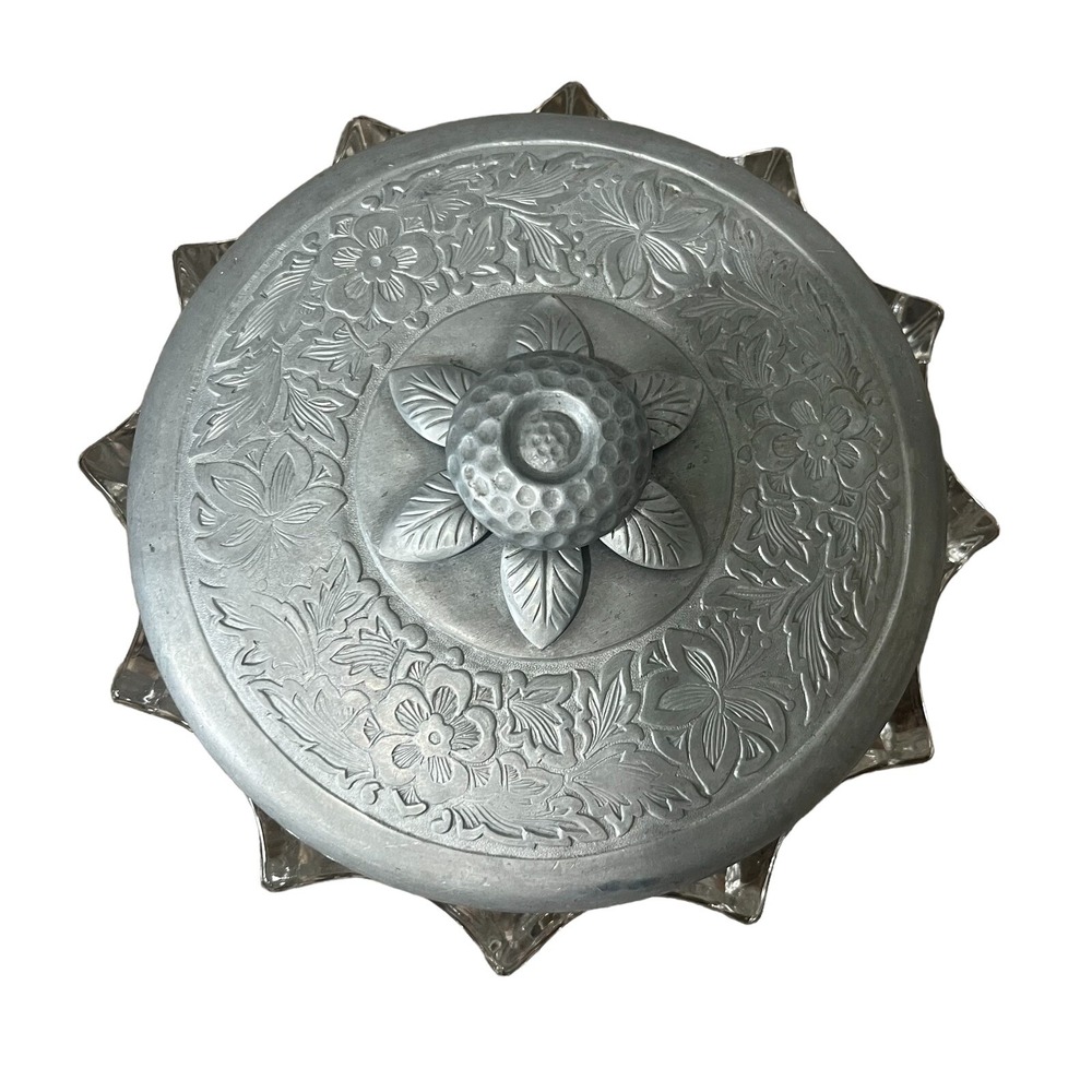 Aluminum Lid Glass Bowl‎